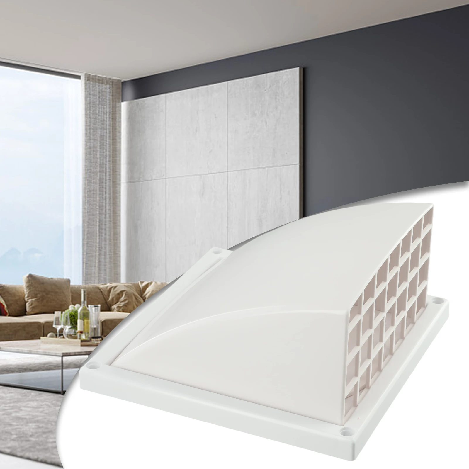 

Duct Air Outlet Air Outlet Duct Covers Vent Grilles Exterior Wall Exhaust Outlet Multifunction Rainproof Practical