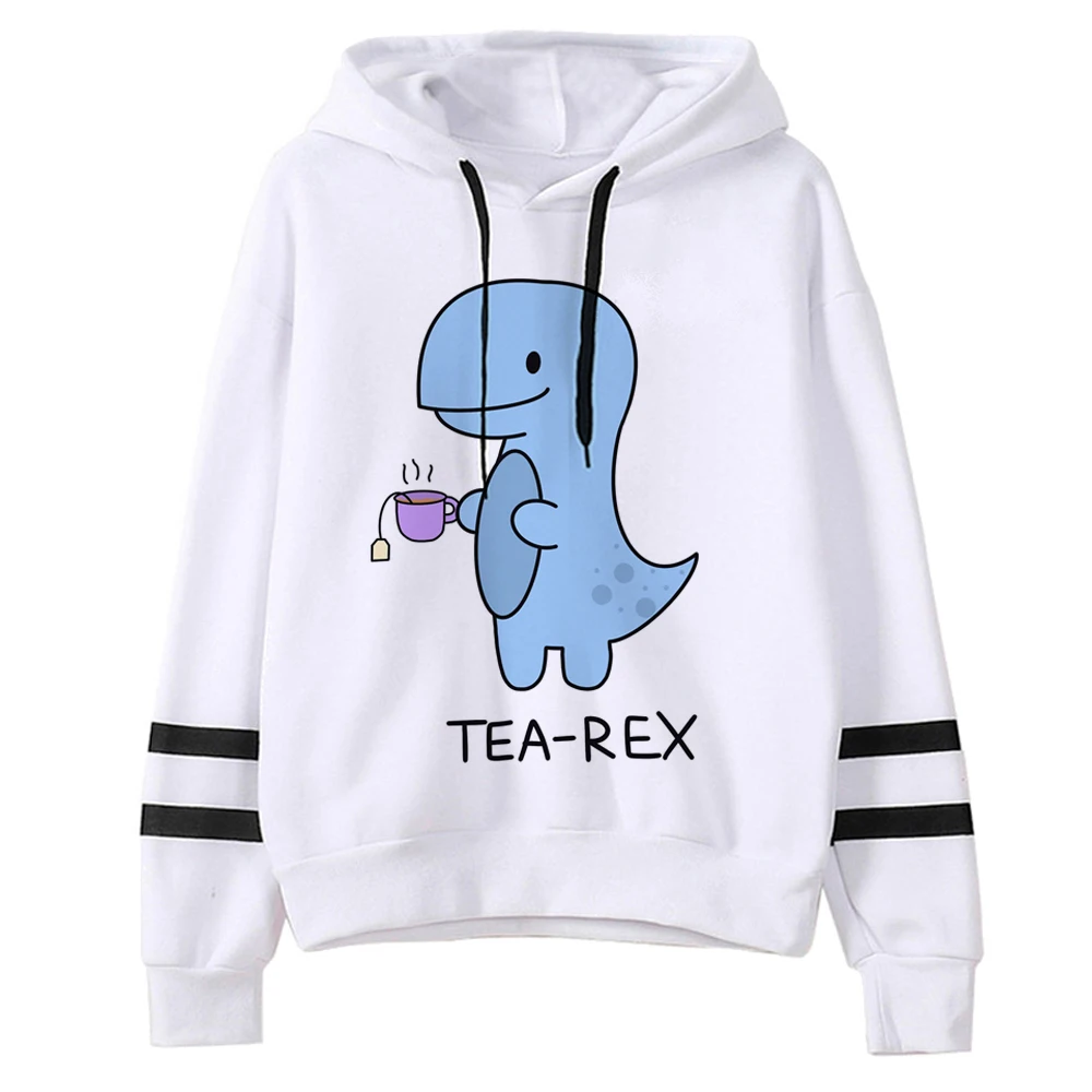 Trex Tea hoodies women funny long sleeve top Kawaii sweatshirts women 90s Hood