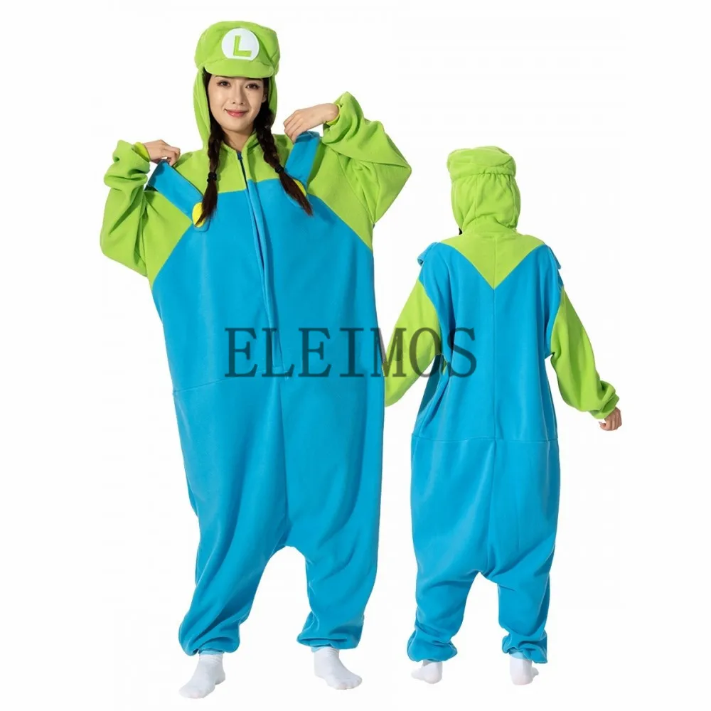 Favofans Adult Halloween Onesie Cartoon Yaoxi Green Red Pajamas For Women Animal Kigurumi Pyjamas Homewear Cosplay Party Costume