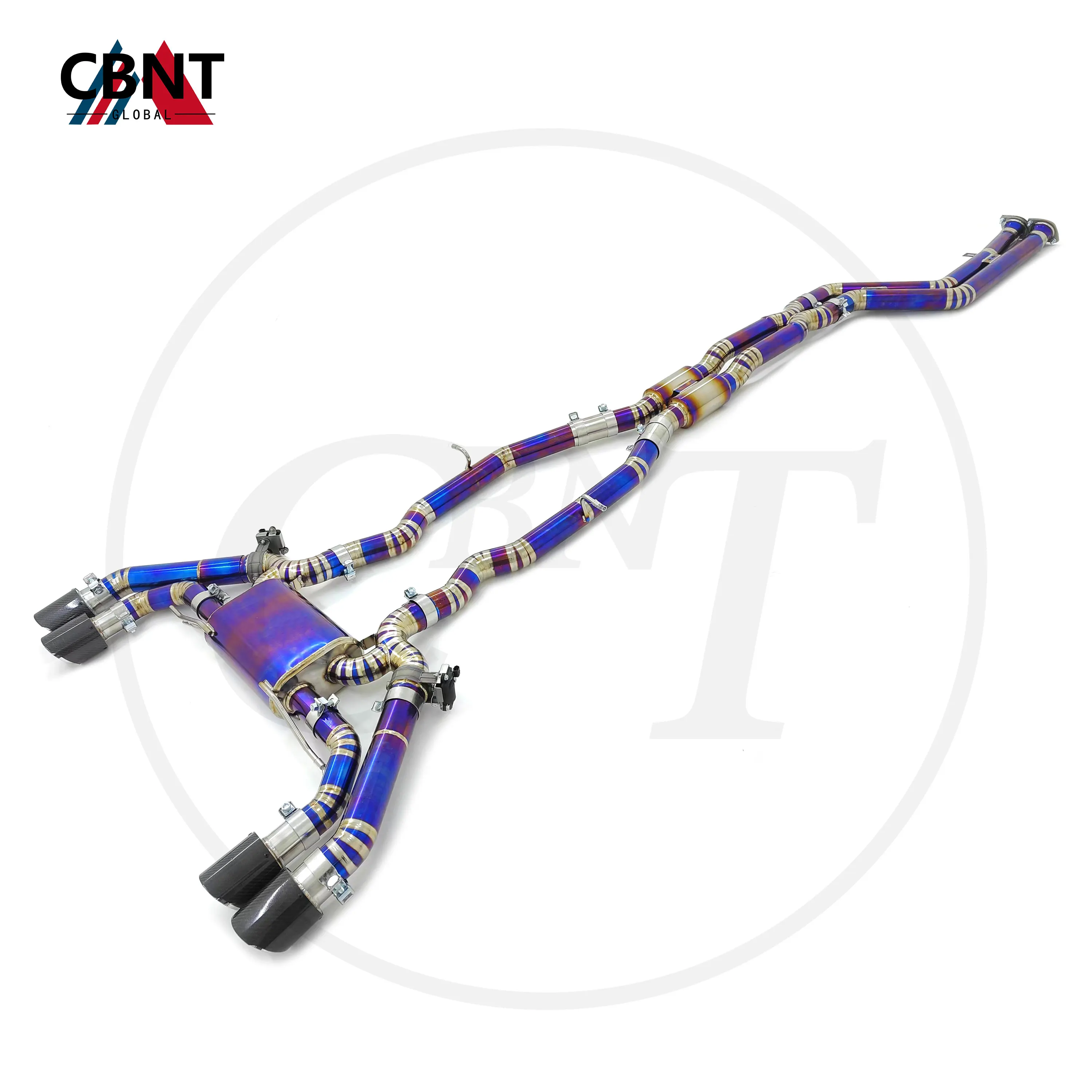 

CBNT for BMW X3M F97 X4M F98 3.0T 2019-2023 Exhaust Catback with Valve Muffler Titanium Alloy Tuning Valved Exhaust-pipe System