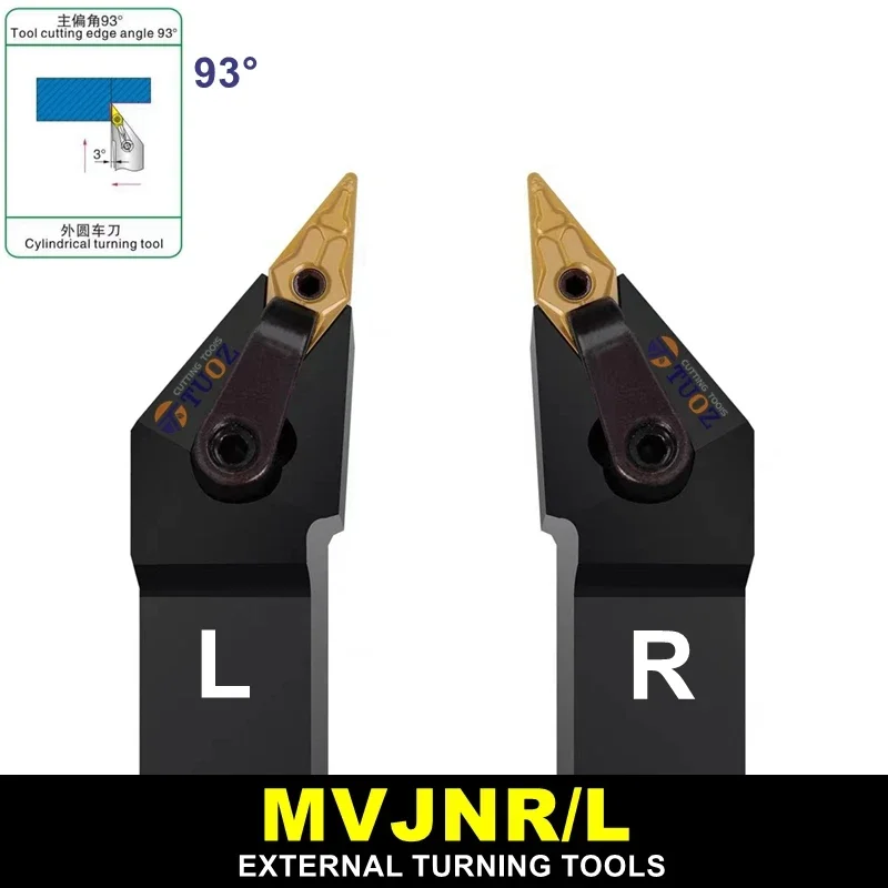 Токарный инструмент TUOZ MVJNR MVJNL 1616H16 2020K16 MVJNR1616H16 MVJNL2020K16 токарный инструмент держатель для VNMG1604 вставки