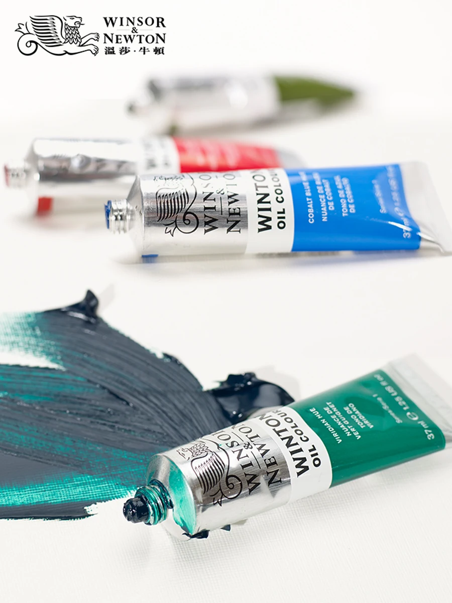 Original British WINSOR&NEWTON WINTON Oil Paint 37ml Tube Academy Art Student Beginner Oil Painting Paint Pigment Art Supplies