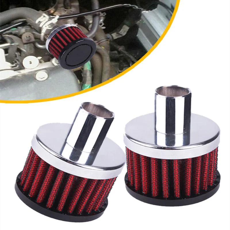 2pcs19mmColdAirIntakeFilterTurboVentCrankcaseCarBreather