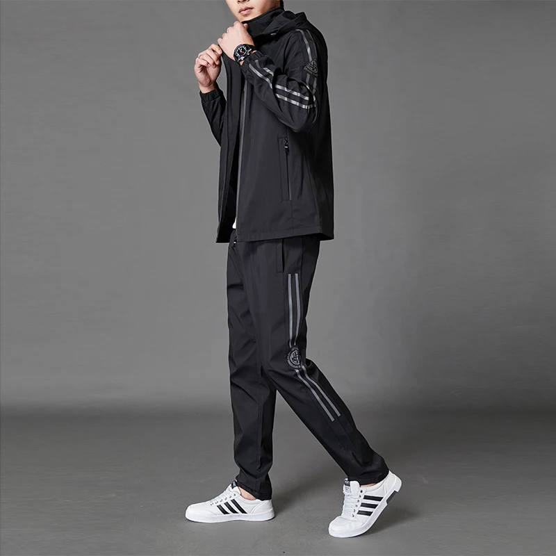 Reggae-Ensemble Sweat-shirt à Manches Longues Pour Homme, T-shirt Décontracté, Pantalon Sportedly, Hip Hop, Punk Street, Respzed Jersey, 2 Pièces