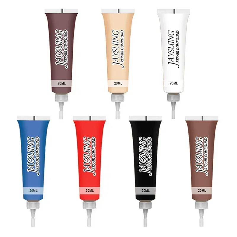 Car Leather Filler Repair Cream Vinyl Repair Filler Scratch Restoration Cracks Rips Liquid Skin Cleaner Car Accseeories leather repair gel