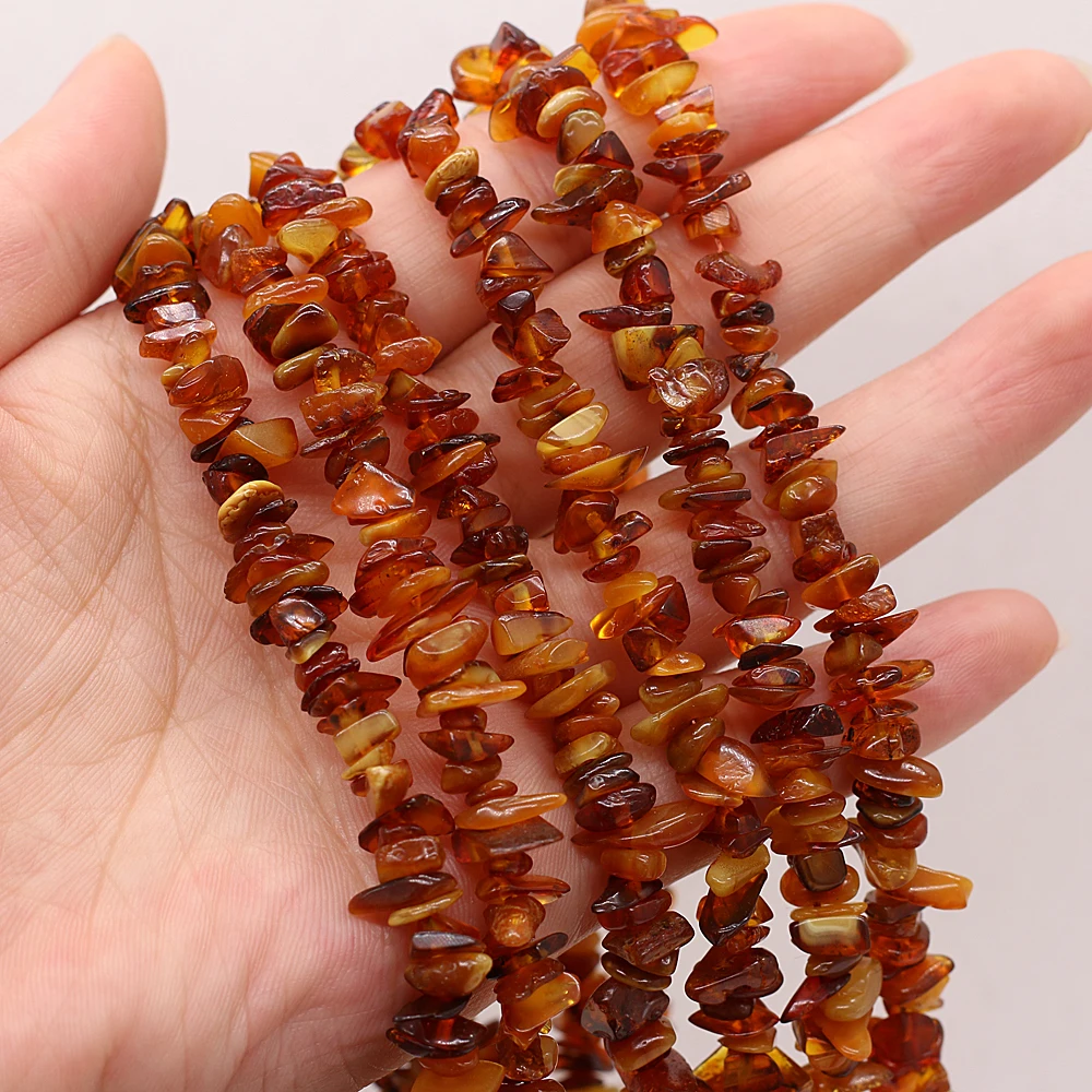 19 Kinds Natural Semi-precious Stone Unshaped Stone Aquamarine 3x5-4x6mm For DIY Necklace Earrings Accessories Gift Length 40cm