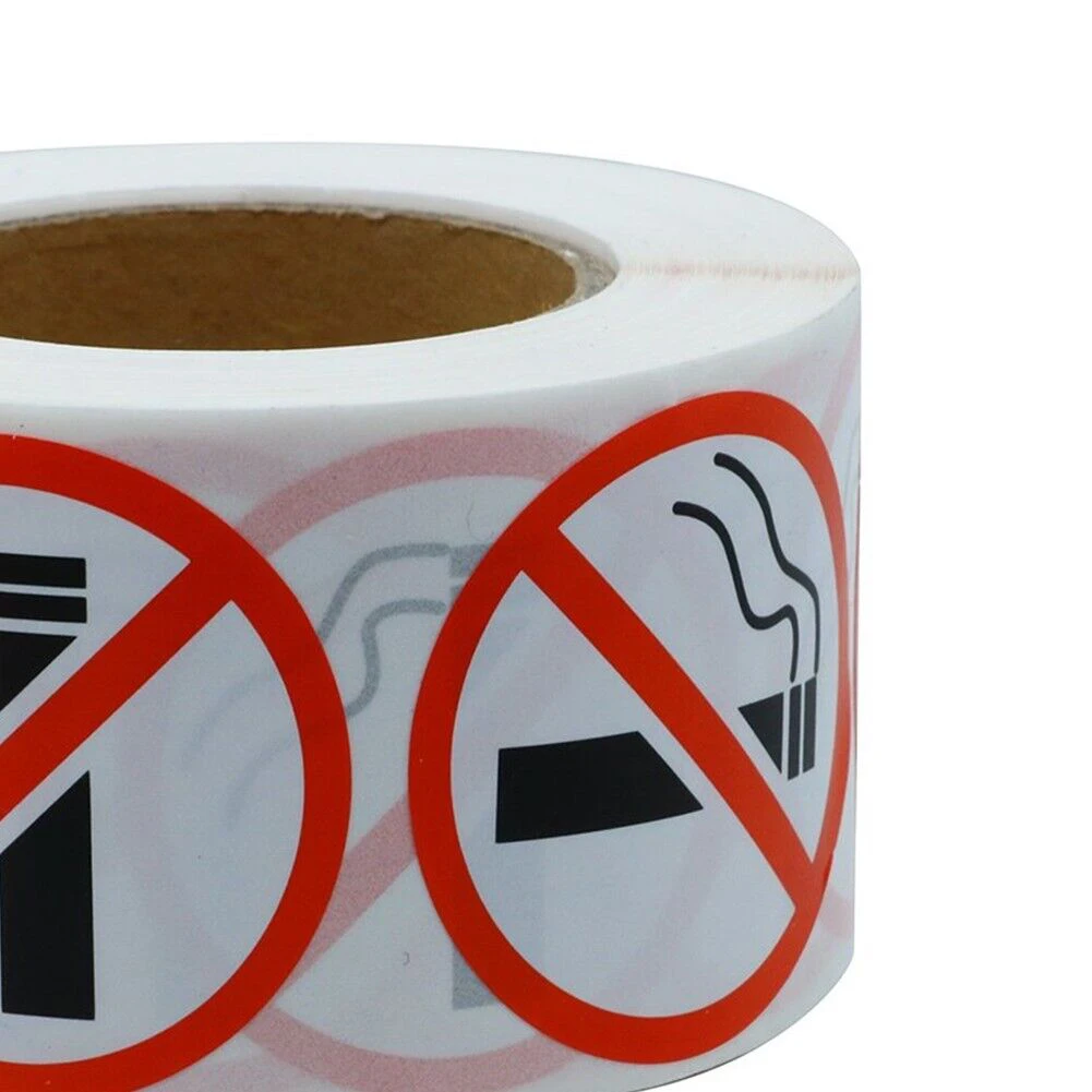 

50 Pcs/1 Inch Wad Danger Sticker Art Paper Funny No Smoking Warning Decal Wholesale Superior Quality Car Universal
