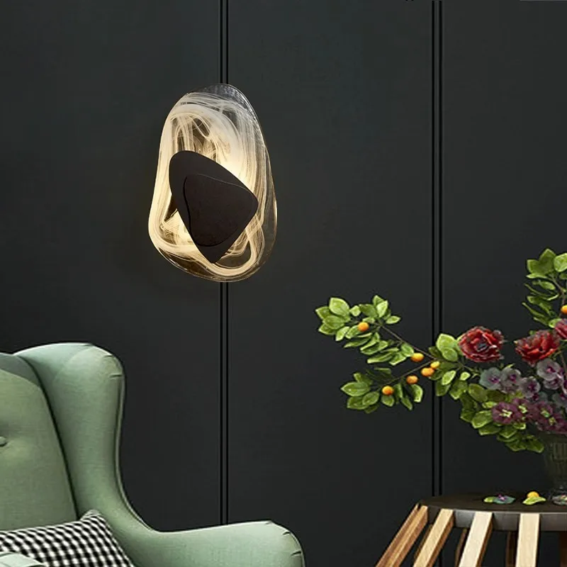 New design Bedside Wall Lamp for Bedroom Stairs Indoor Gold Black LED Wall Lighting Wall Sconce for Home Decor Living Room - Image 2