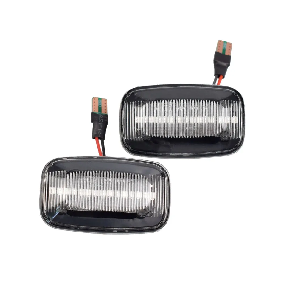 Enquêter de position latéral à LED dynamique pour voiture, clignotant pour Toyota Land Cruiser, série 70, 80, 100, 2 pièces