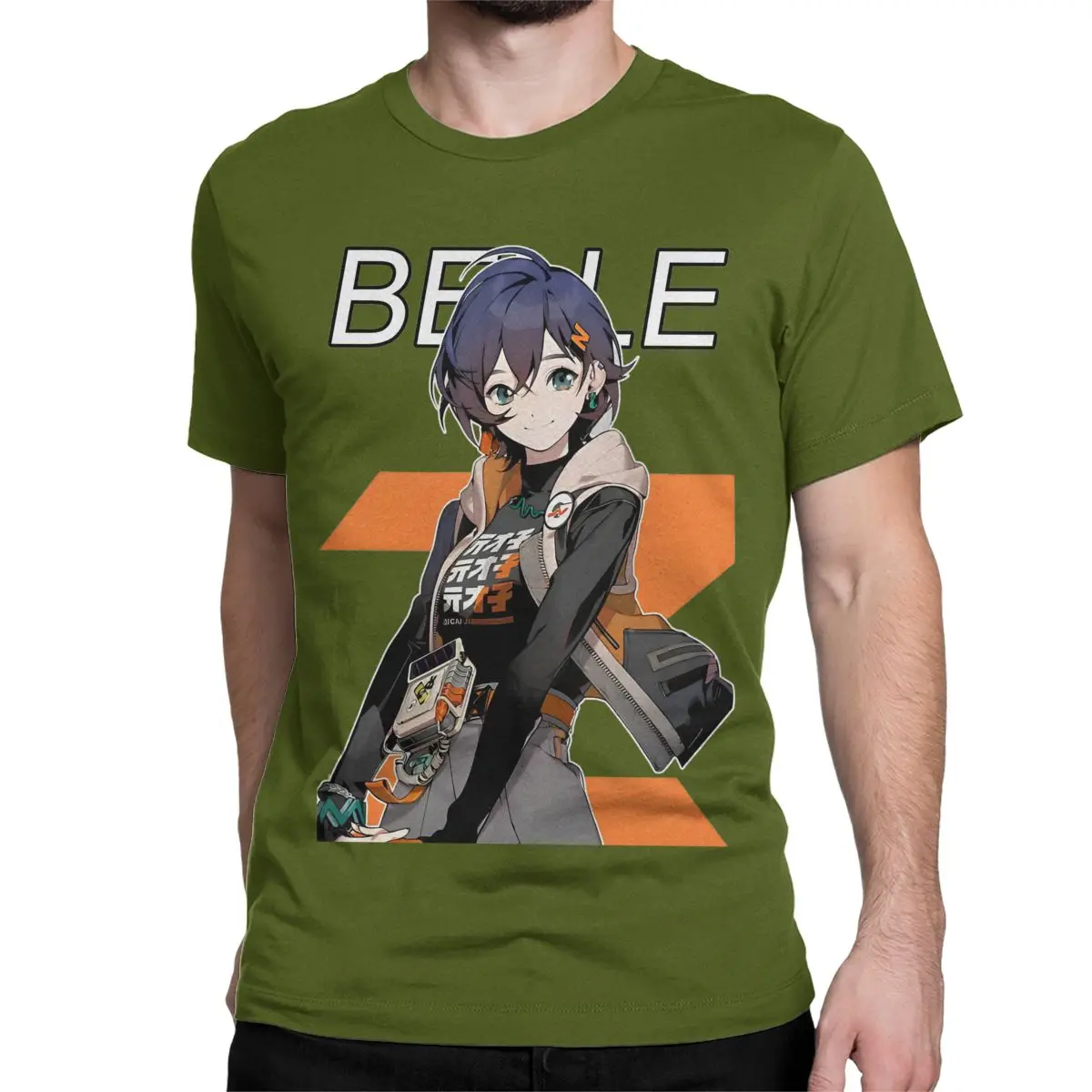 thumbnail image 1 of Camiseta Belle Zenless Z Zero Fan ZZZ para hombre y mujer, camisetas creativas de manga corta con cuello redondo, de algodón, talla grande, 1 of 7
