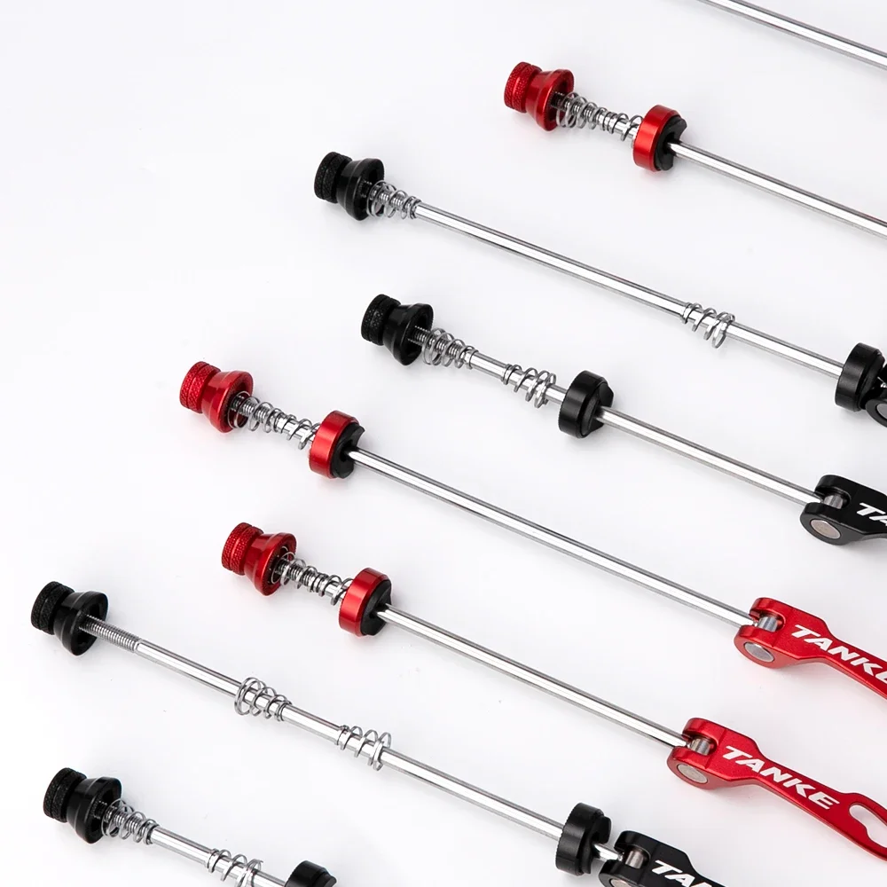 Bicycle quick release skewer TANKE Bicycle Quick Release Bolt Hub Skewers Lever Axle Road Mountain Bike Replacement Cycling Parts For Front 100mm Rear 135mm
