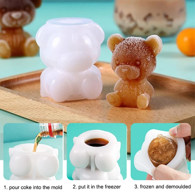 Ice Cube Maker Mold Tool Soap Jelly Silicone Large Ice Cube Pudding Tray  Mould