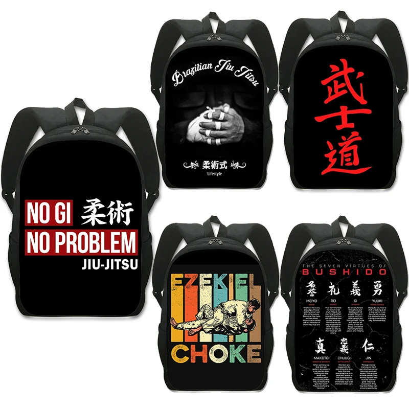 Jiu Jitsu Backpacks Backpack Teenager Jiu Jitsu Luggage Jiu Jitsu