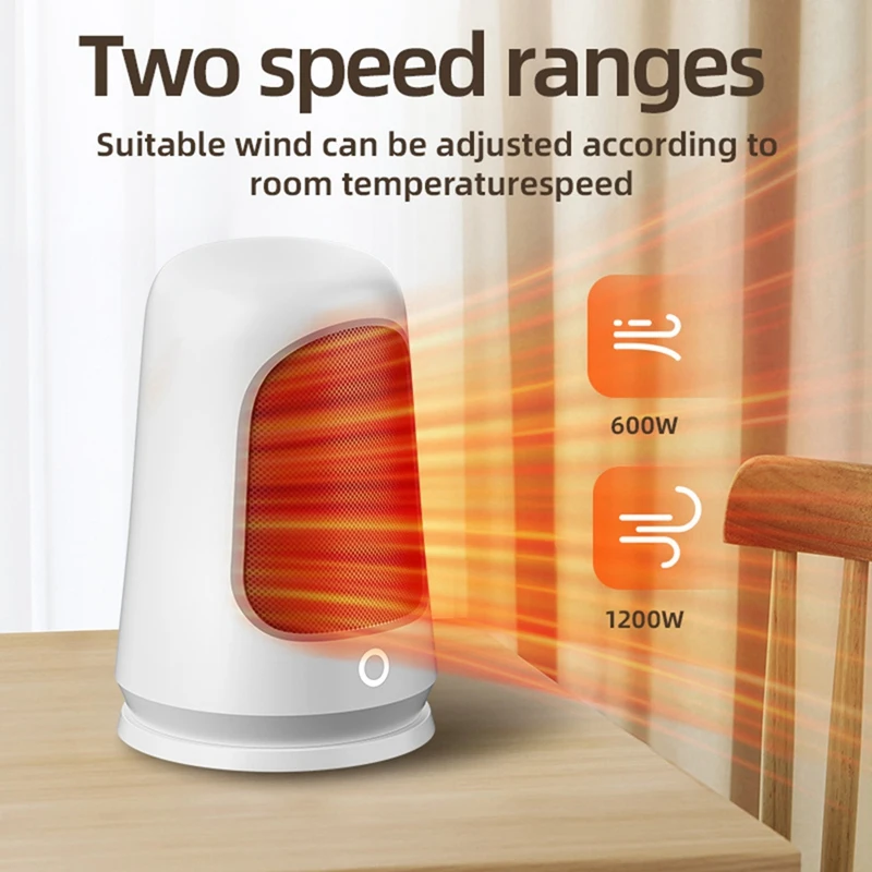 A24F-Portable Heater Fast Heating Room Heater Mini Desktop Winter Home Office Warmer Machine