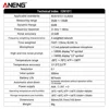 ANENG GN101 Digital Noise Meter Measurement 35-135 db Intelligent Sound Level Meter Decibel Monitor Logger  Diagnostic-Tool 6
