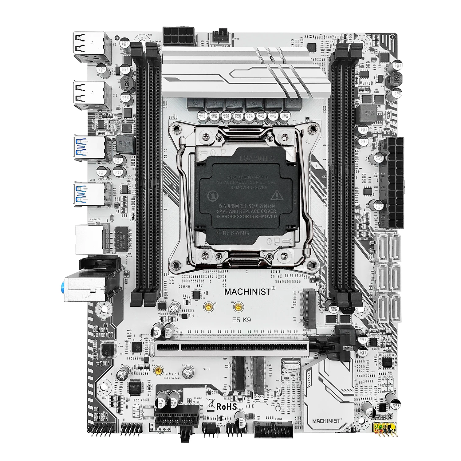 PLACA MÃE INTEL LGA 2011-3 DDR4 MACHINIST K9