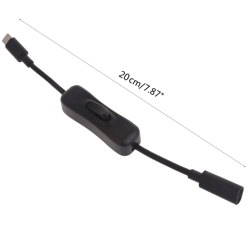 USB C Extension Cable On/Off Switch Charging and Data Transfer Any Type C Device usb type c cable usb extension cable usb charging cable usb adapter cable type c charger cable connector extension cable usb extension adapter
