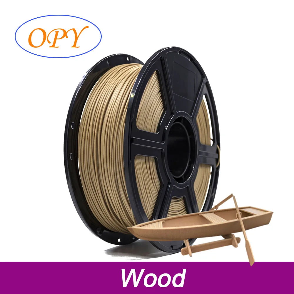 3D Printer Wood PLA Filament 1.75mm 1Kg 100g 10m contain Wood Wooden Powder Reels Roll Printing Plastic Material for Kids wood filament 1 75 pla 1 75mm 1kg 100g 10m 3d printer printing wire filaments for 1 f 75 plastic thread coils gold threads mm