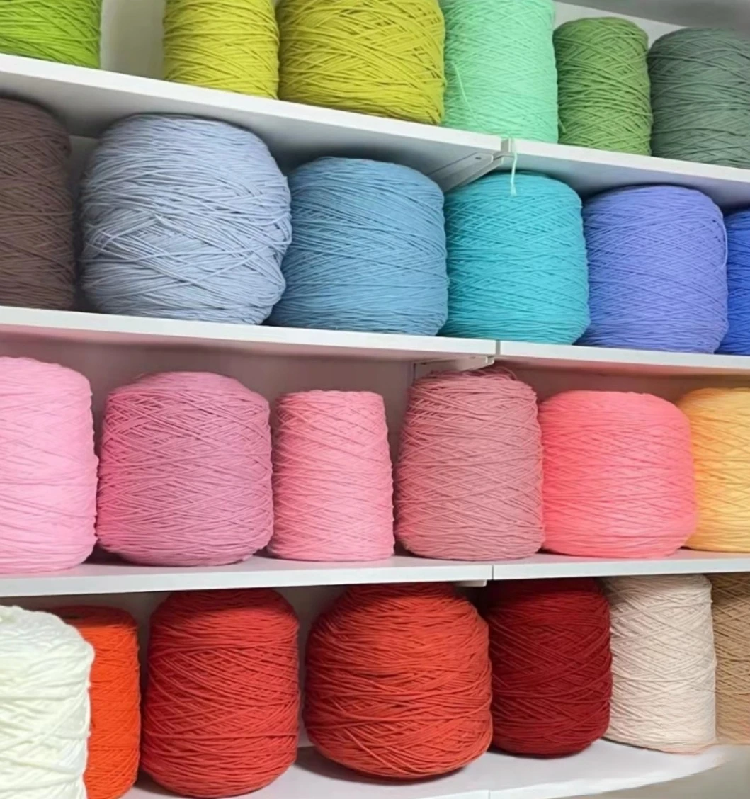 91 Colour Wholesale 400g yarn cone 8ply Rugs and Carpet Tufting Acrylic Yarn for Tufting Gun 2