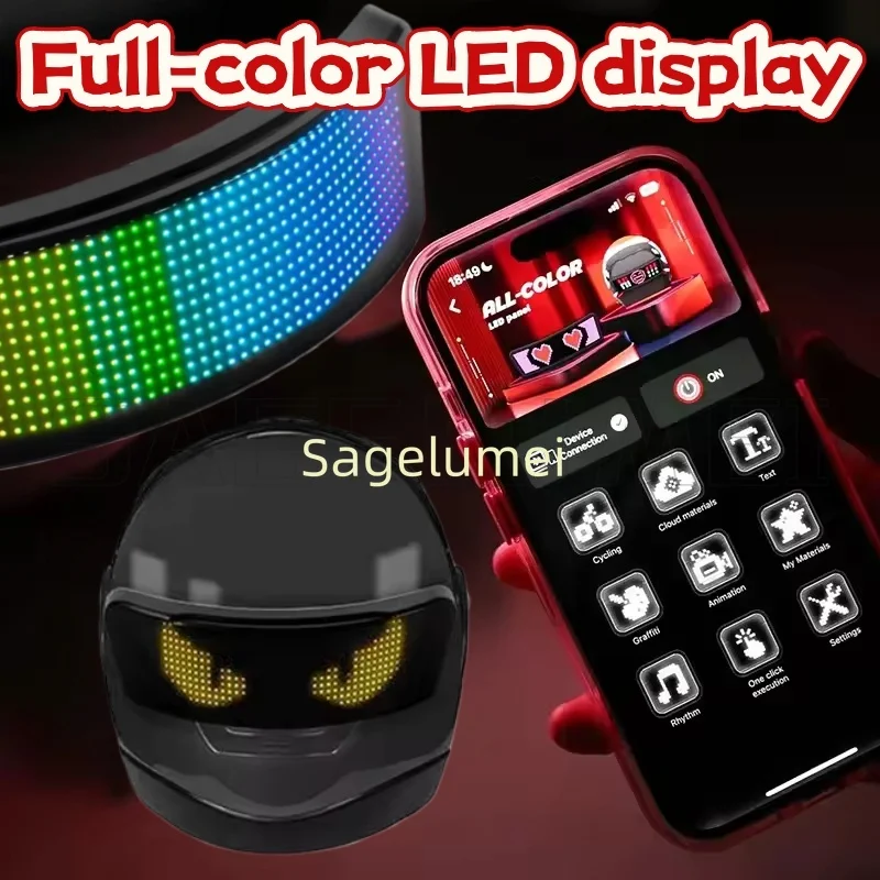 Programmable LED Helmet Display & Tail Light product image
