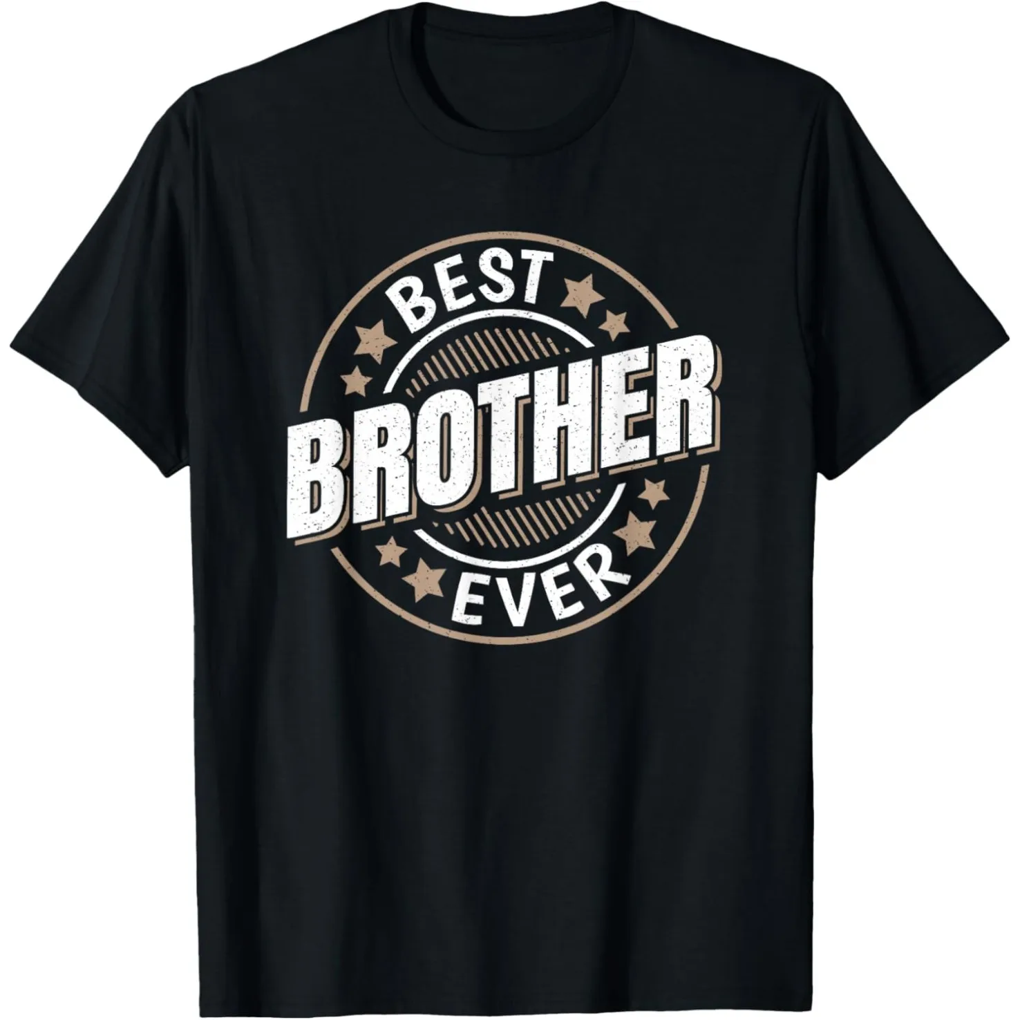 Best Brother Ever Vintage lustige T-Shirts für Männer und Frauen, reine Baumwolle, Humor, Streetwear, T-Shirt, kurzärmelig, Unisex, lockere Kleidung