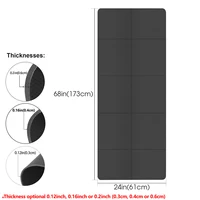 Foldable Yoga Mat Eco Friendly EVA Folding Travel Fitness Exercise Mat 3mm/4mm Thicknesses for Yoga Pilates & Floor Workouts 2