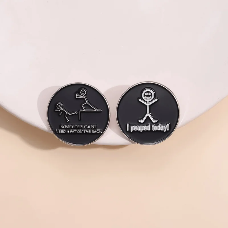 Для некоторых людей просто нужно похлопывать по обратной стороне эмалевые заколки на заказ Забавный I Pooped сегодня значок на лацкан Аксессуары Ювелирные изделия Подарки оптовая продажа Для некоторых людей просто нужно похлопывать по обратной стороне эмалевые заколки на заказ Забавный I Pooped сегодня значок на лацкан Аксессуары Ювелирные изделия Подарки оптовая продажа