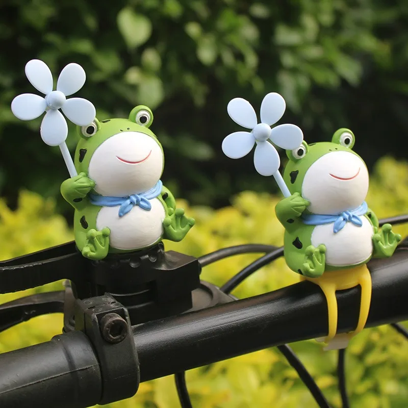 

Car Cute Selling Cubs Small Frog Windmill Bamboo Dragonfly Battery Electric Bicycle Motorcycle Decoration Culture Peripheral