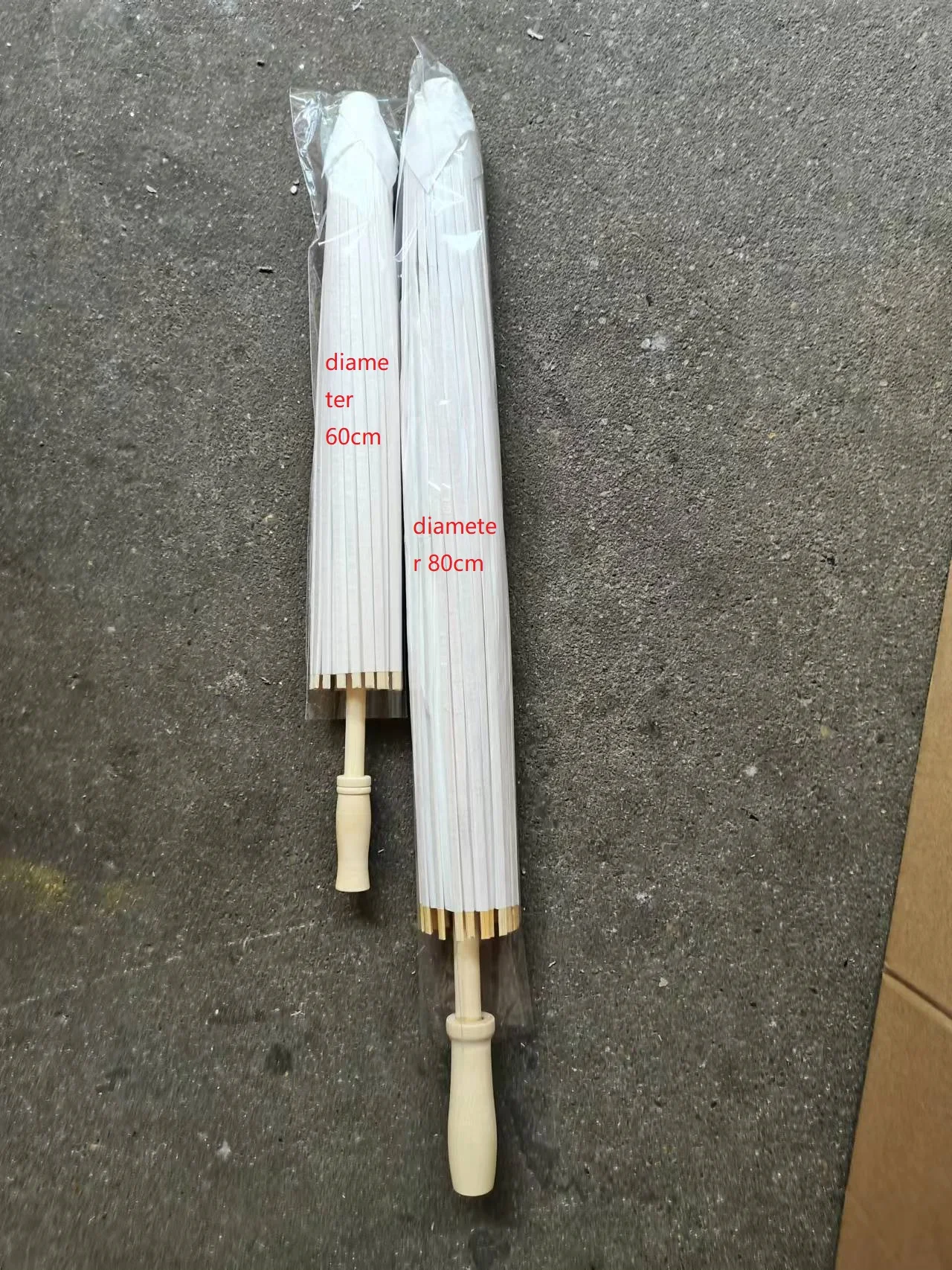 20/30/50pcs Chinese paper umbrellas, white oil paper umbrellas, DIY party, wedding sunshade photography props