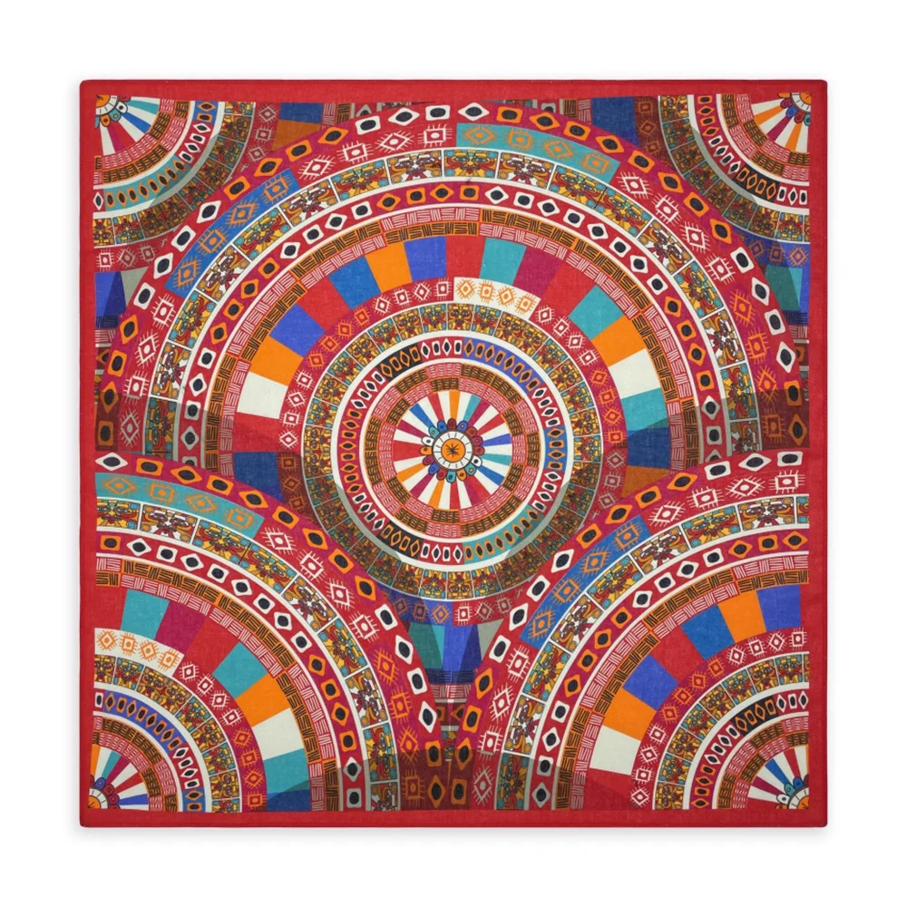 Olive Green Cashew Hip Hop Geometry Cotton Square Bandana Scarf Headband Paisley Gifts For Men/Boys/Girls 4