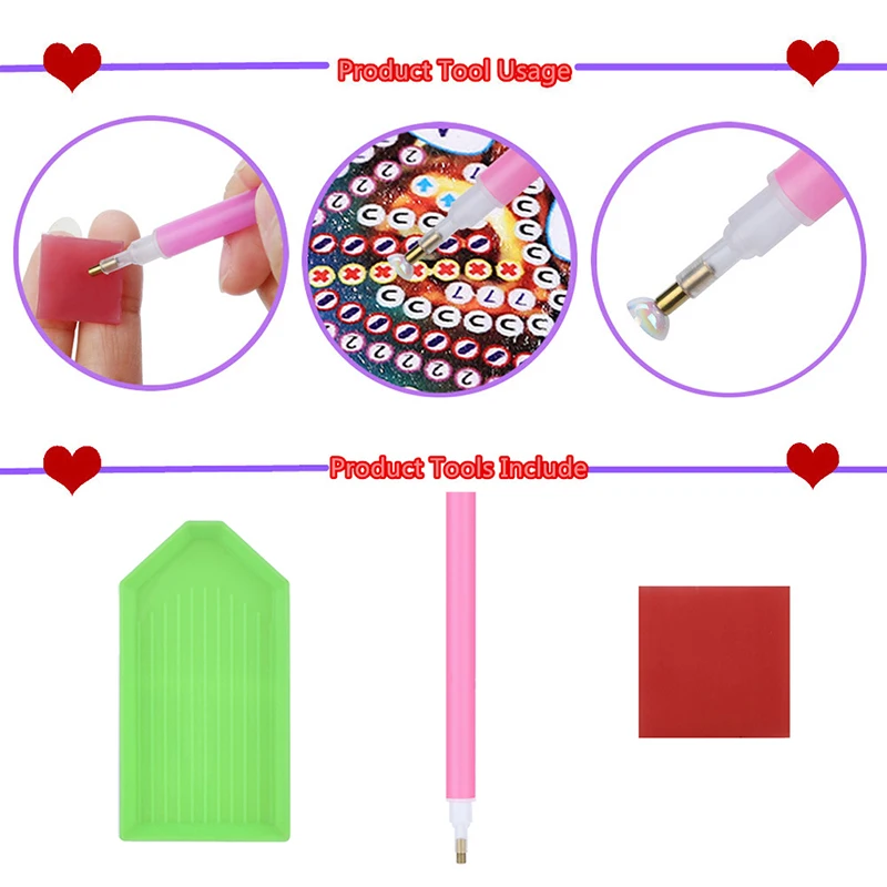 Ultra Thin Makeup Mirror DIY Diamond Painting Flower Butterfly Special Shaped Diamond Embroidery Foldable Women Makeup Mirrors