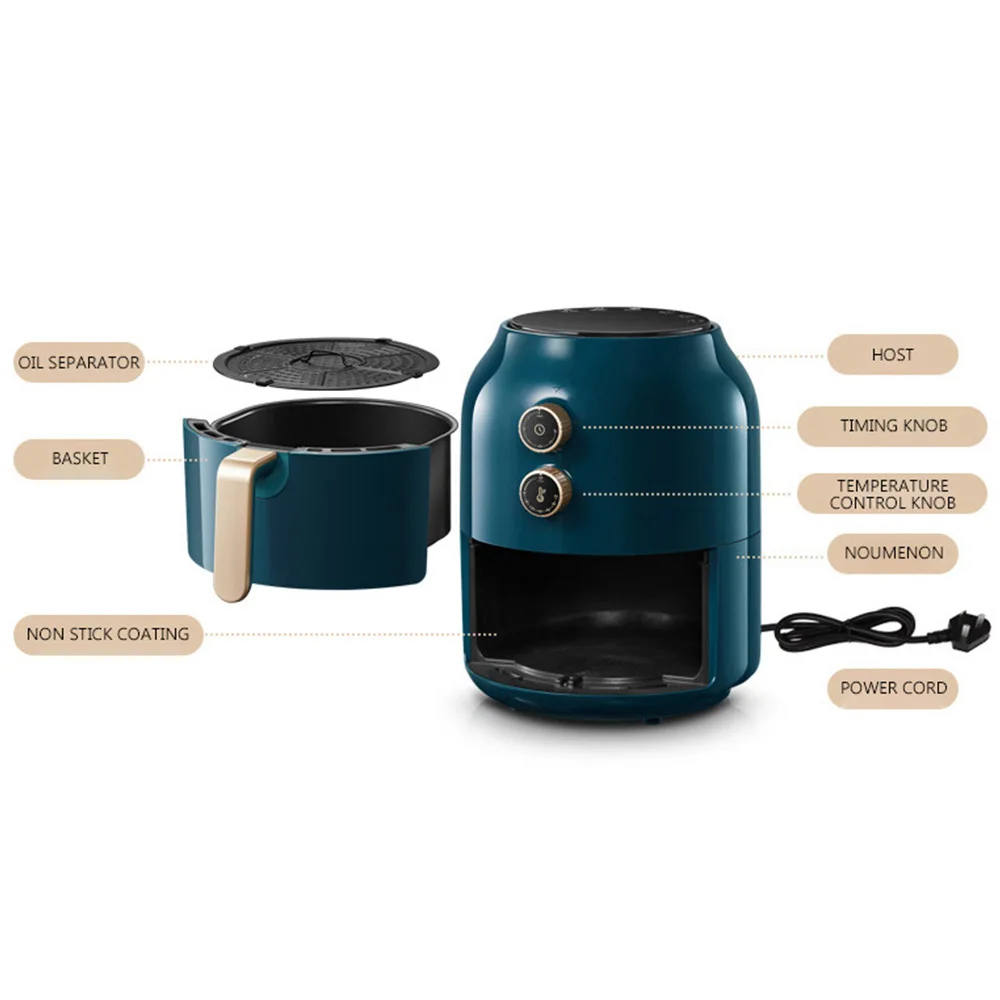 Air Fryer Household Multi-Function Large-Capacity Electric Fryer Automatic Non-Frying Fries Machine 3.6L