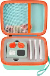 Compact Travel Case for Kids' Audio & Music Player - Green (Green)
