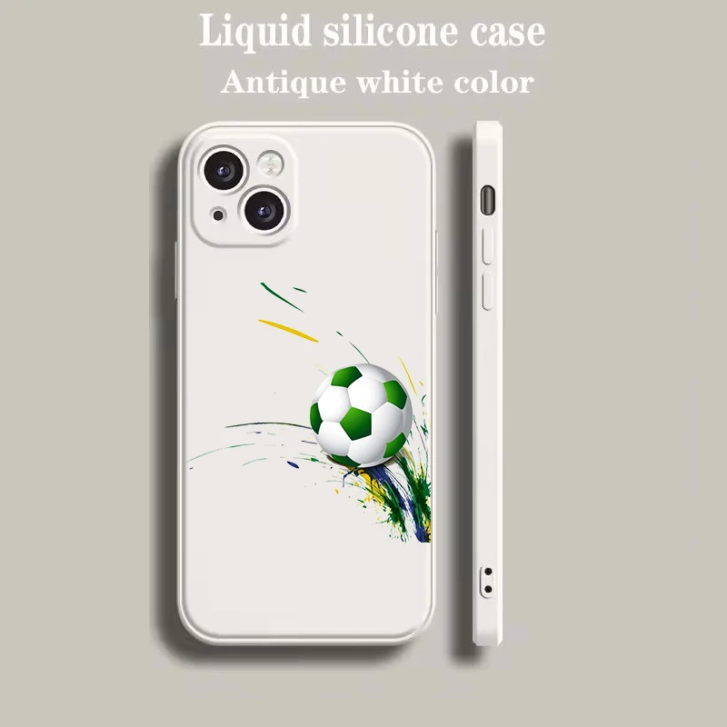 Luxury Silicone Football Phone Case - Premium Sport Design Cover