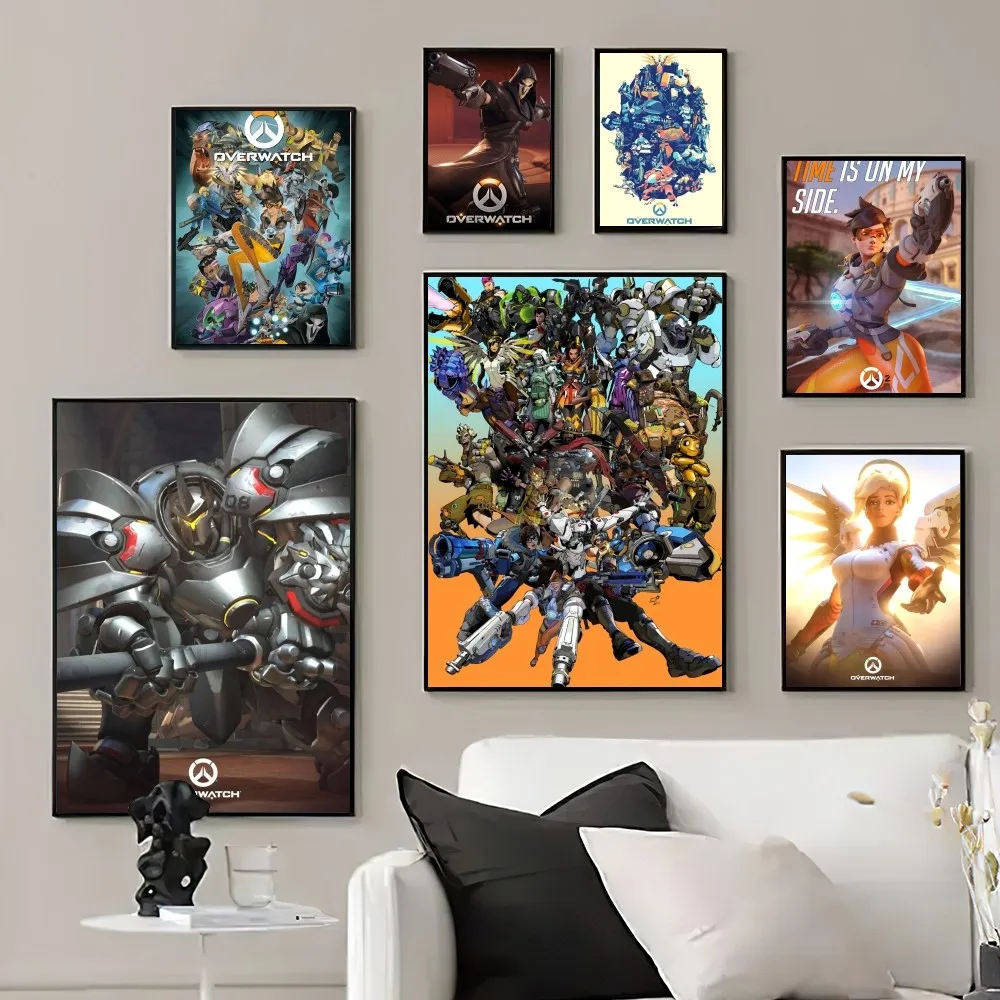 Gioco O-Overwatch Poster Stampe Immagini A Parete Soggiorno Decorazione Della Casa