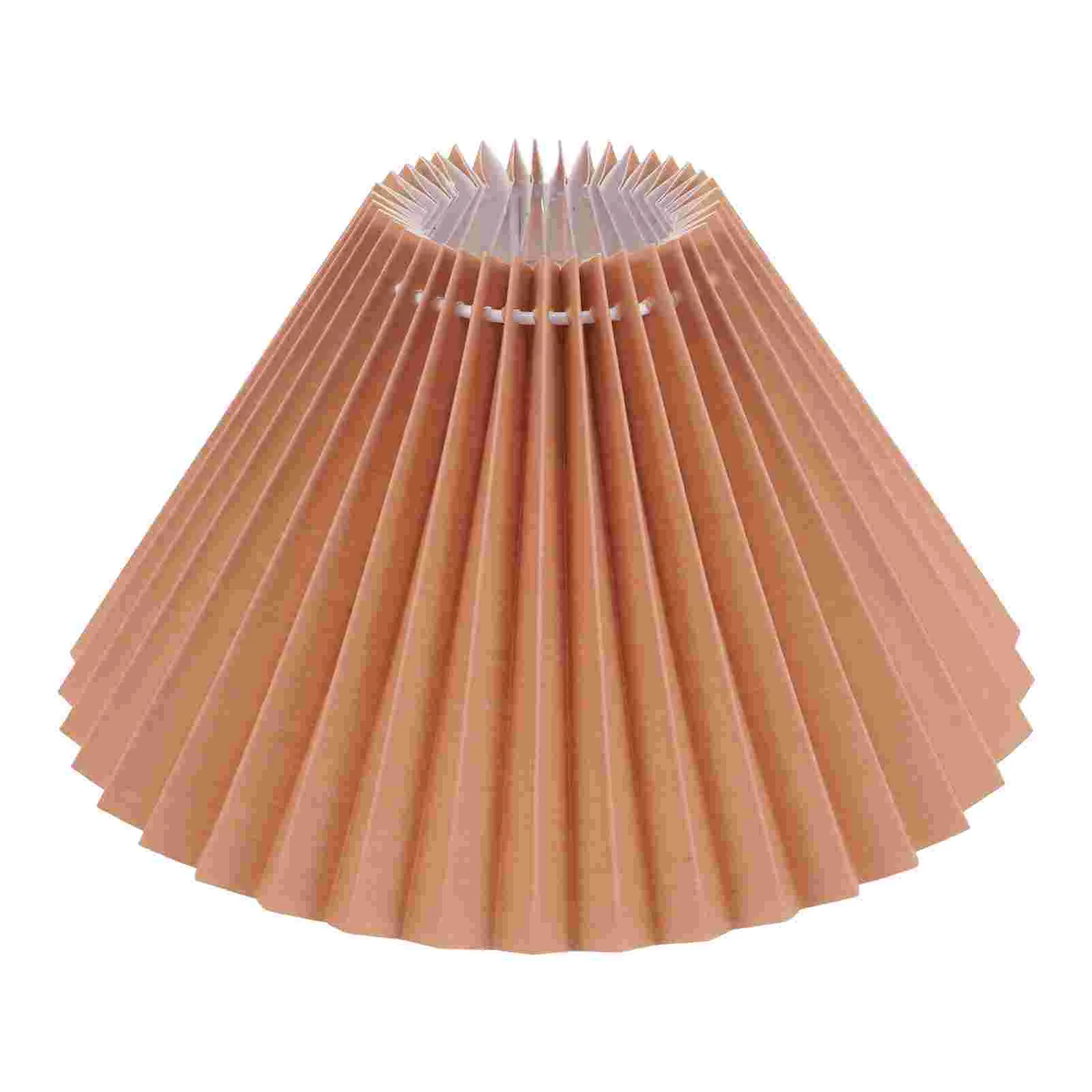 

Vintage Decor Chandelier Shade Living Room Lampshade Pendant Pleated Fabric Cover DIY