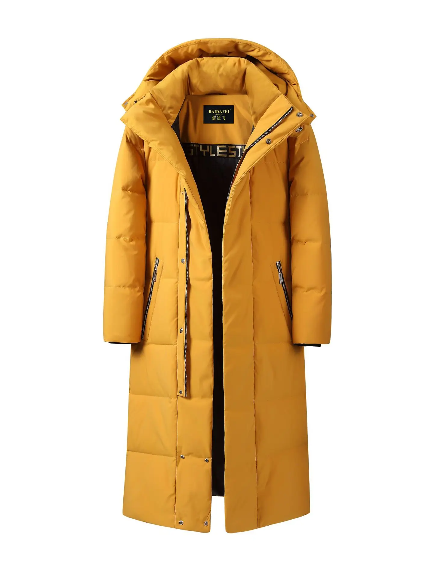 Down Jacket Men Long Lovers Over The Knee Long Thickened Winter Coat 2022 New Lovers Trend Handsome Men and Beautiful Women Coat