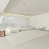 New Zealand Imported Wool Carpet For Living Room Decoration Home Rug For Bedroom Modern Solid Sofa Coffee Table Floor Mat 1