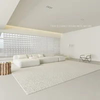 New Zealand Imported Wool Carpet For Living Room Decoration Home Rug For Bedroom Modern Solid Sofa Coffee Table Floor Mat 1