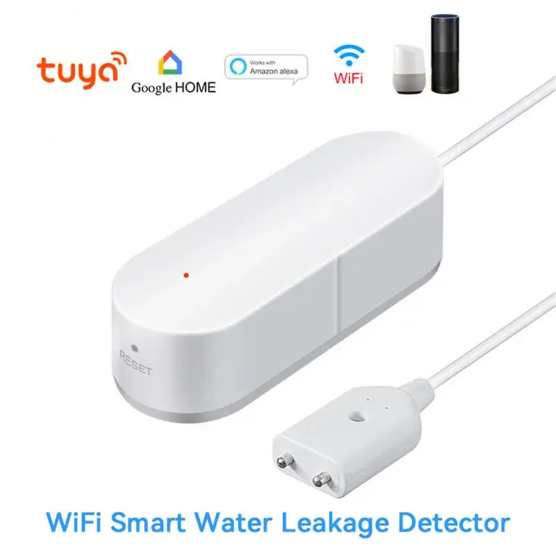 

Tuya WiFi Smart Water Leakage Detector Water Sensor Water Level Overflow Alarm Mobile App Remote Notification