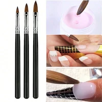 3/5PCS Acrylic Nail Brushes Set For Acrylic Powder Nail Glue Acrylic Application/Extension/Carving Nail Professional Brushes 15/ 1