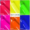 MEET ACROSS 12Pcs/Set 7ml Fluorescent Gel Nail Polish With With Base Top Coat Summer Sparkly Soak Off Nail Art Gel Kit Varnish 5