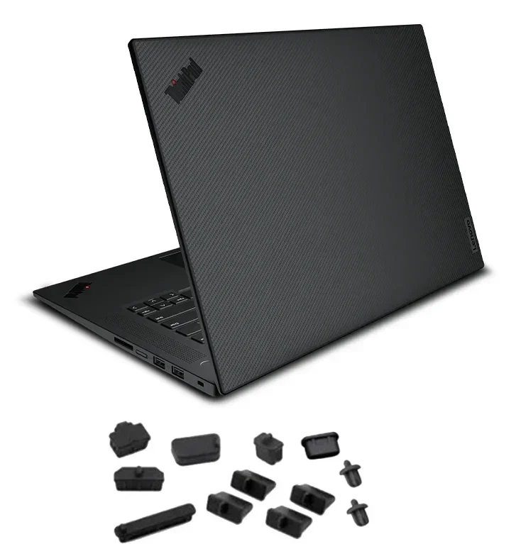 Dustproof Silicone plug port cover For ThinkPad E14 X1 Yoga Gen 6 P1 Gen 4 T490 T495 T14 T15 P15V P15 P17 X13 Yoga 2