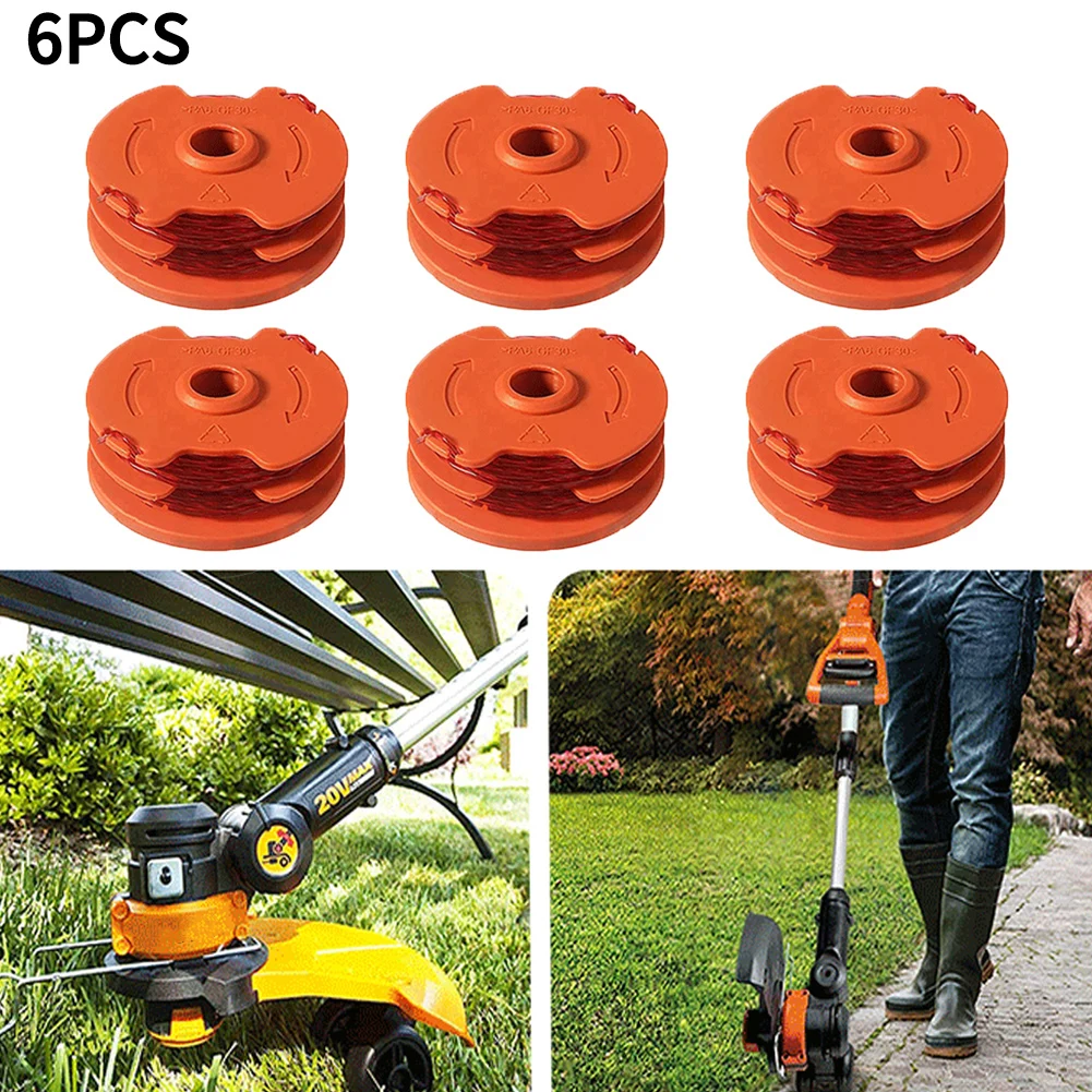 

6 × Высокое качество 6 шт. 100% новый WG106 WG108 WG113 для WG105 WG116 линейные катушки и Запасные катушки для триммера