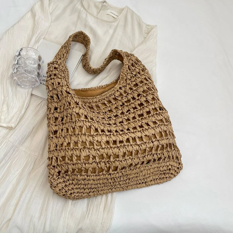 Bolsos De Rafia Hechos A Ganchillo Bolso De Rafia Hecho A Mano El