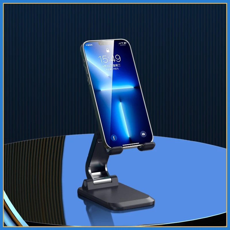 Foldable Metal Desktop Mobile Phone Stand For iPad iPhone 13 X Smartphone Support Tablet Desk Cell Phone Portable Holder Bracket 4 S1cf569a128ae4ca4ac225fbbf7a1cb1c0