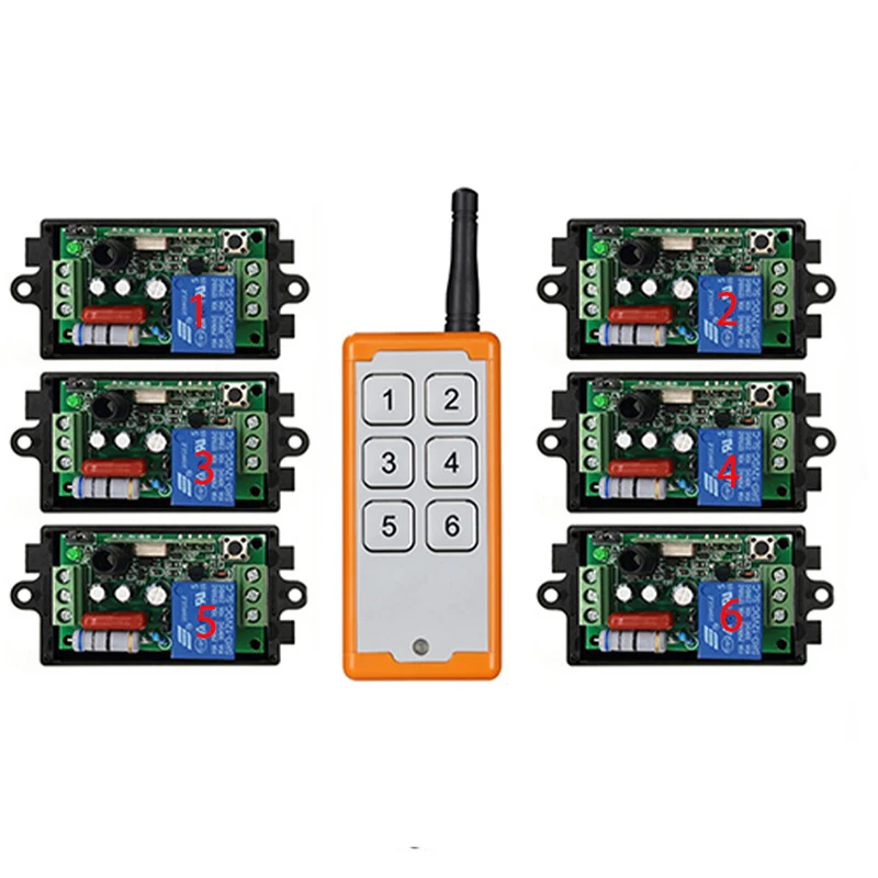 

Беспроводной пульт дистанционного управления, 433 МГц, 1000 м, В переменного тока, 1 канал