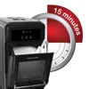 Crunchy Chewable Nugget Ice Maker, 44lbs per day, Auto Self Cleaning, Black Stainless 3