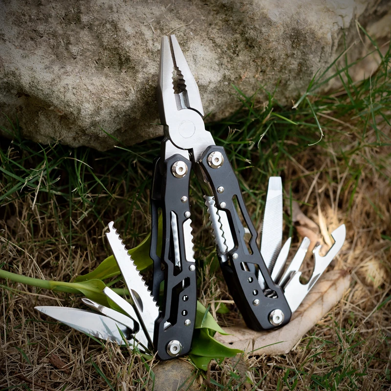 

Multifunction Stainless Steel Multi-tool Pocket Knife Pliers Folding Pliers Mini Portable Fold Outdoor Multipurpose Repair Tool