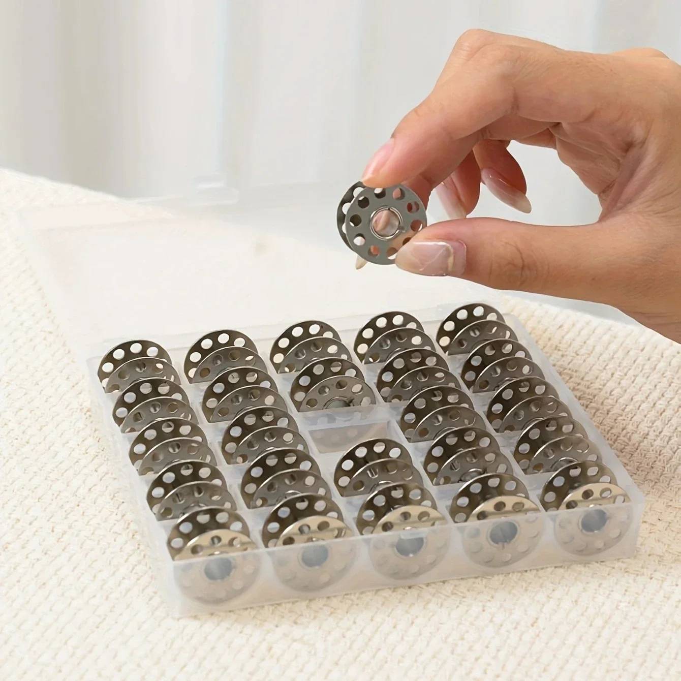25Pcs Plastic Case Storage Box for Sewing Machine